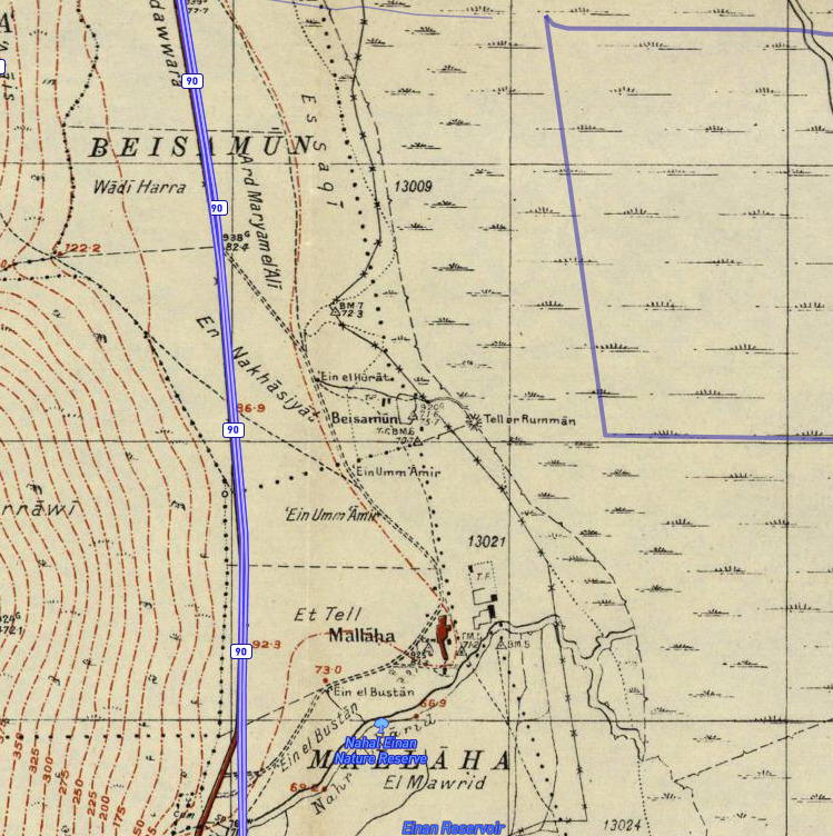 FileHistorical_map_series_for_the_area_of_Baysamun_1940s_with_modern_overlay.jpg