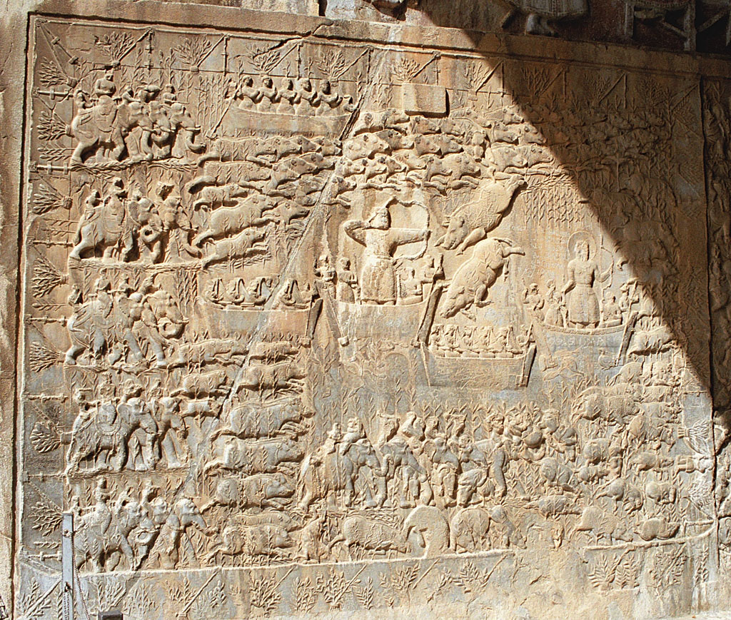 FileTaq-e_Bostan_-_Low-relief_the_boar_hunt.jpg